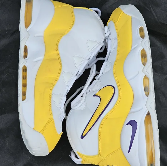 Nike Air Max Uptempo 95 Lakers Basketball Shoe Size Mens 11